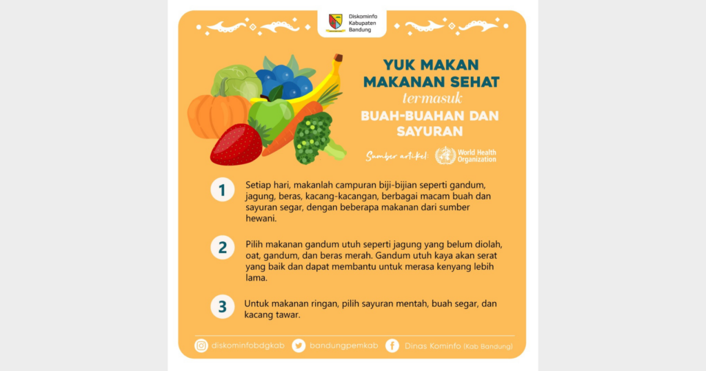 Contoh Iklan Makanan Sehat