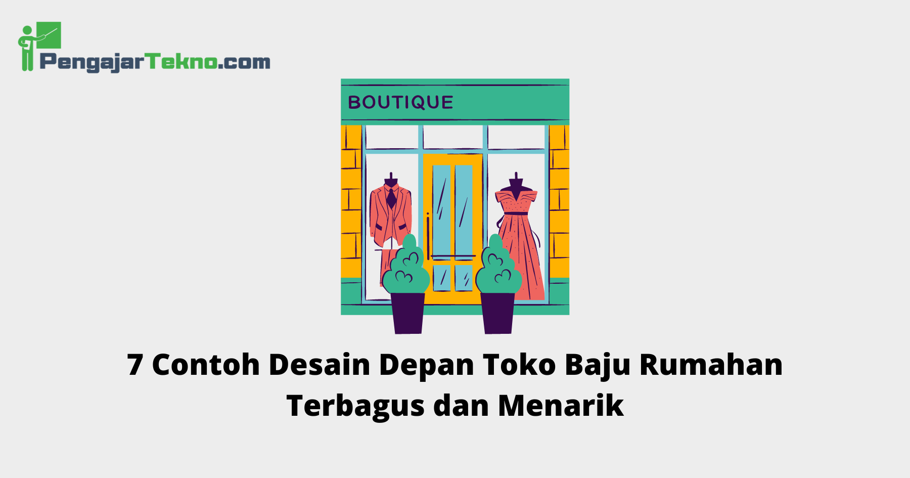 Desain Depan Toko Baju