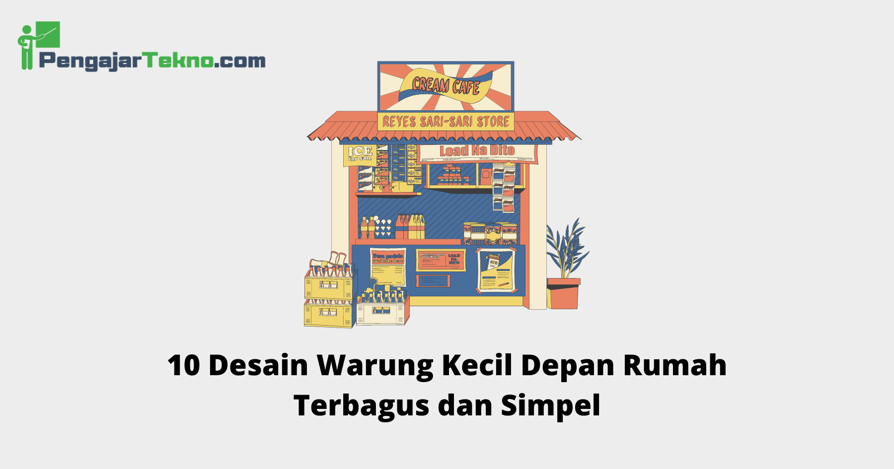 Desain Warung Kecil Depan Rumah